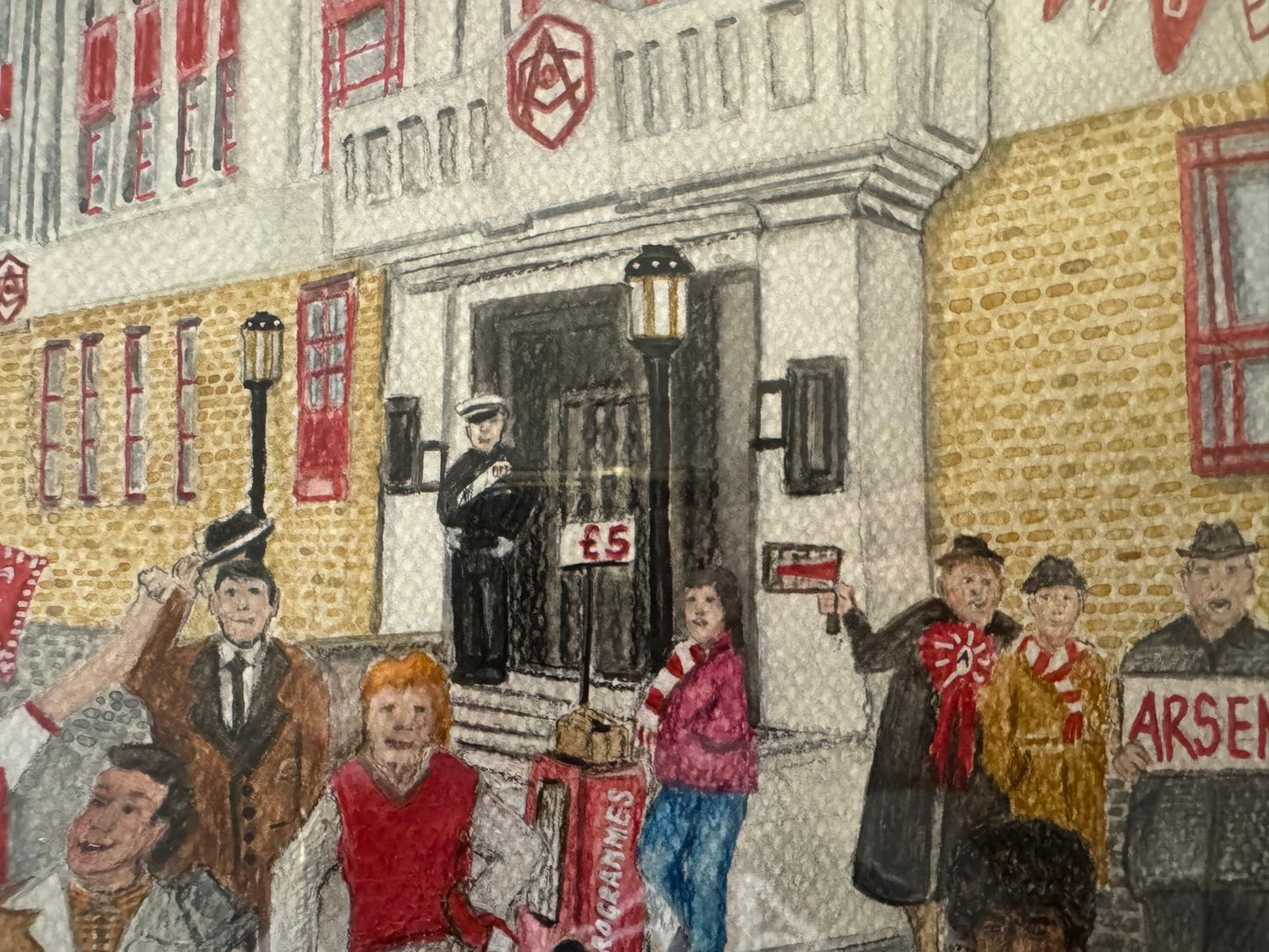 HIGHBURY DAYS - ORIGINAL A2 WATERCOLOUR PAINTING