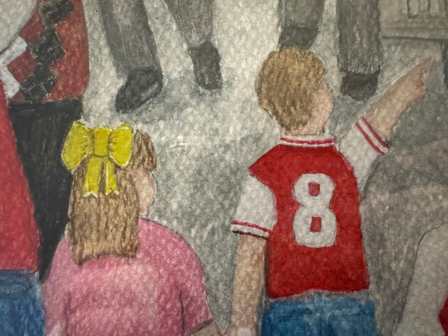 HIGHBURY DAYS - ORIGINAL A2 WATERCOLOUR PAINTING