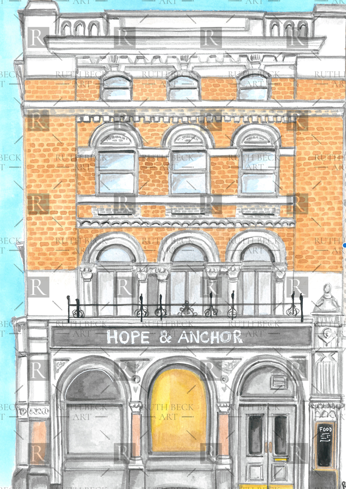 HOPE & ANCHOR PUB - PRINT