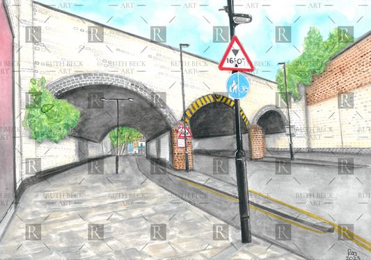 HORNSEY ROAD BRIDGE - PRINT