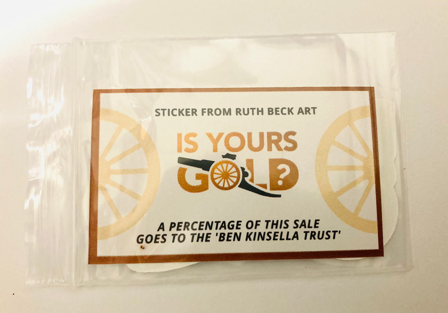 Is Yours Gold - Vinyl Sticker