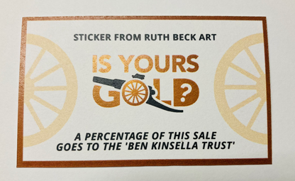 Is Yours Gold - Vinyl Sticker