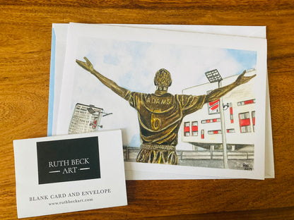 TONY ADAMS - A5 Blank card & envelope