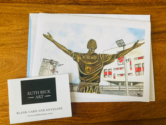 TONY ADAMS - A5 Blank card & envelope