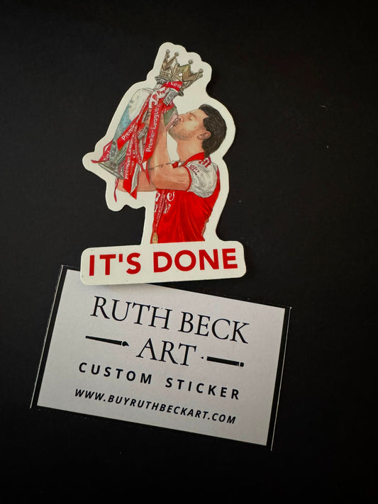 ARSENAL -  RICE IT'S DONE Sticker