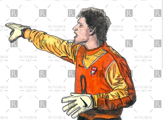 JENS LEHMANN ARSENAL GOALKEEPER - 2004 SEASON