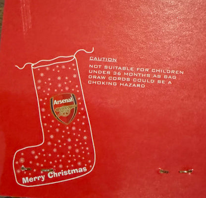 ARSENAL 1 METRE JUMBO CHRISTMAS STOCKING - SEALED