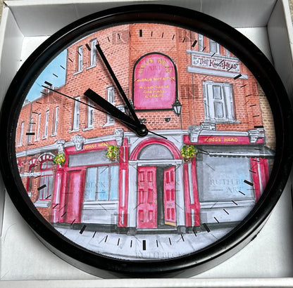 KINGS HEAD PUB BLACKSTOCK ROAD - CLOCK