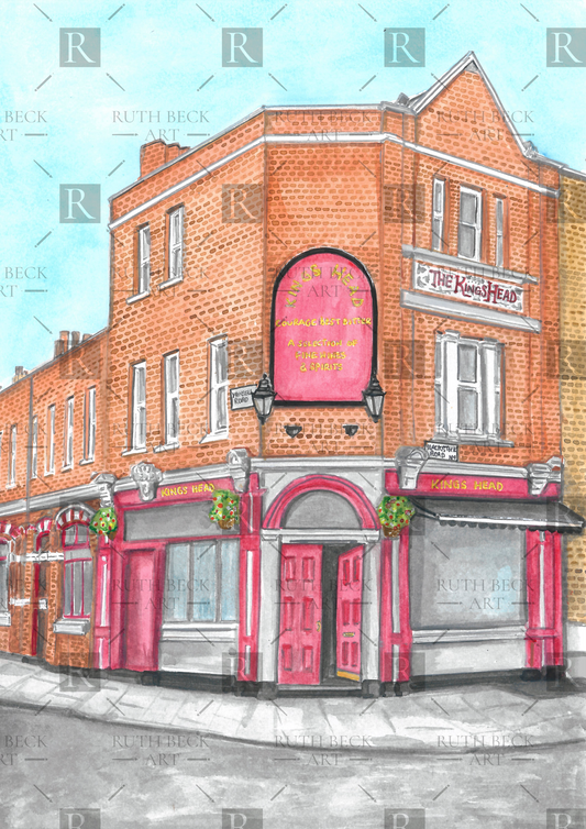 KINGS HEAD PUB, BLACKSTOCK ROAD - PRINT