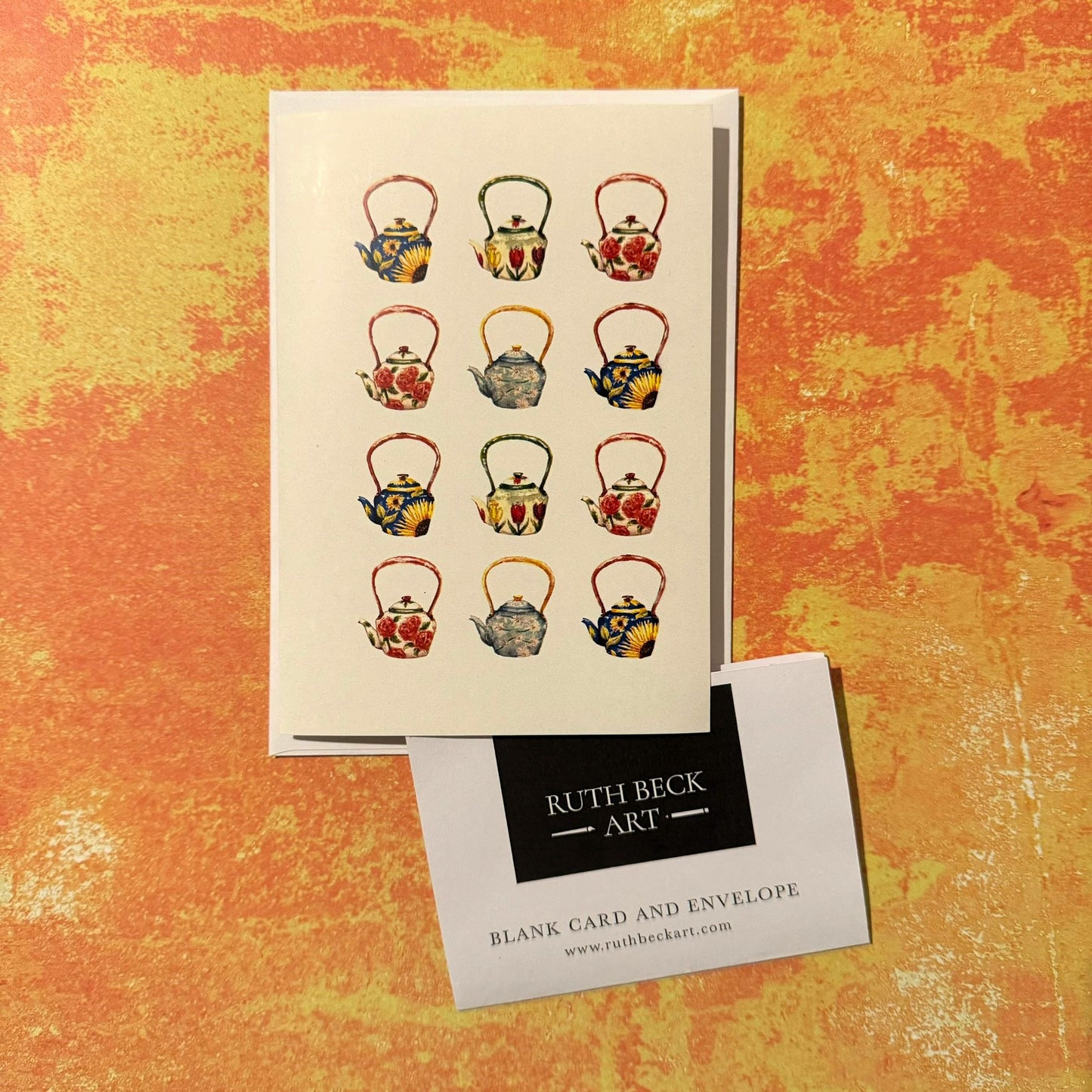 Kettles / A6 Blank Card & Envelope