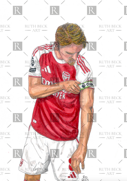 MARTIN ODEGAARD - PRINT