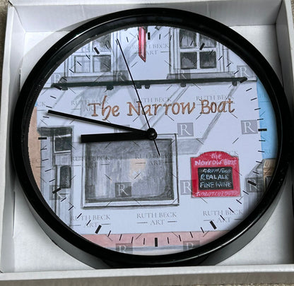 NARROW BOAT PUB - CLOCK