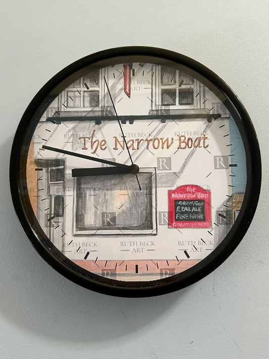 NARROW BOAT PUB - CLOCK