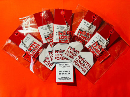 BOOKMARK - North London Forever - With Acrylic Charm