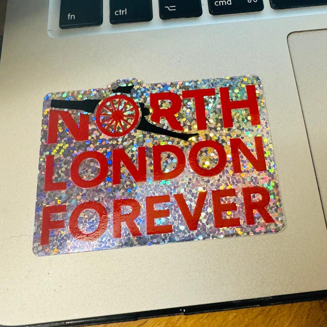 North London Forever - Glitter Vinyl Sticker