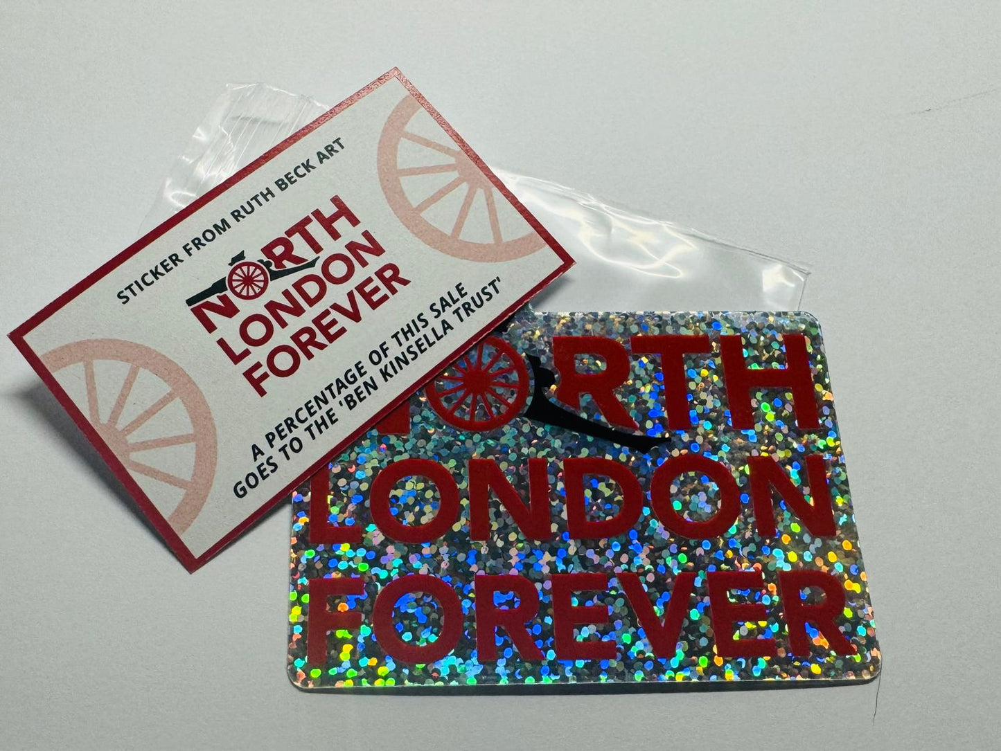 North London Forever - Glitter Vinyl Sticker
