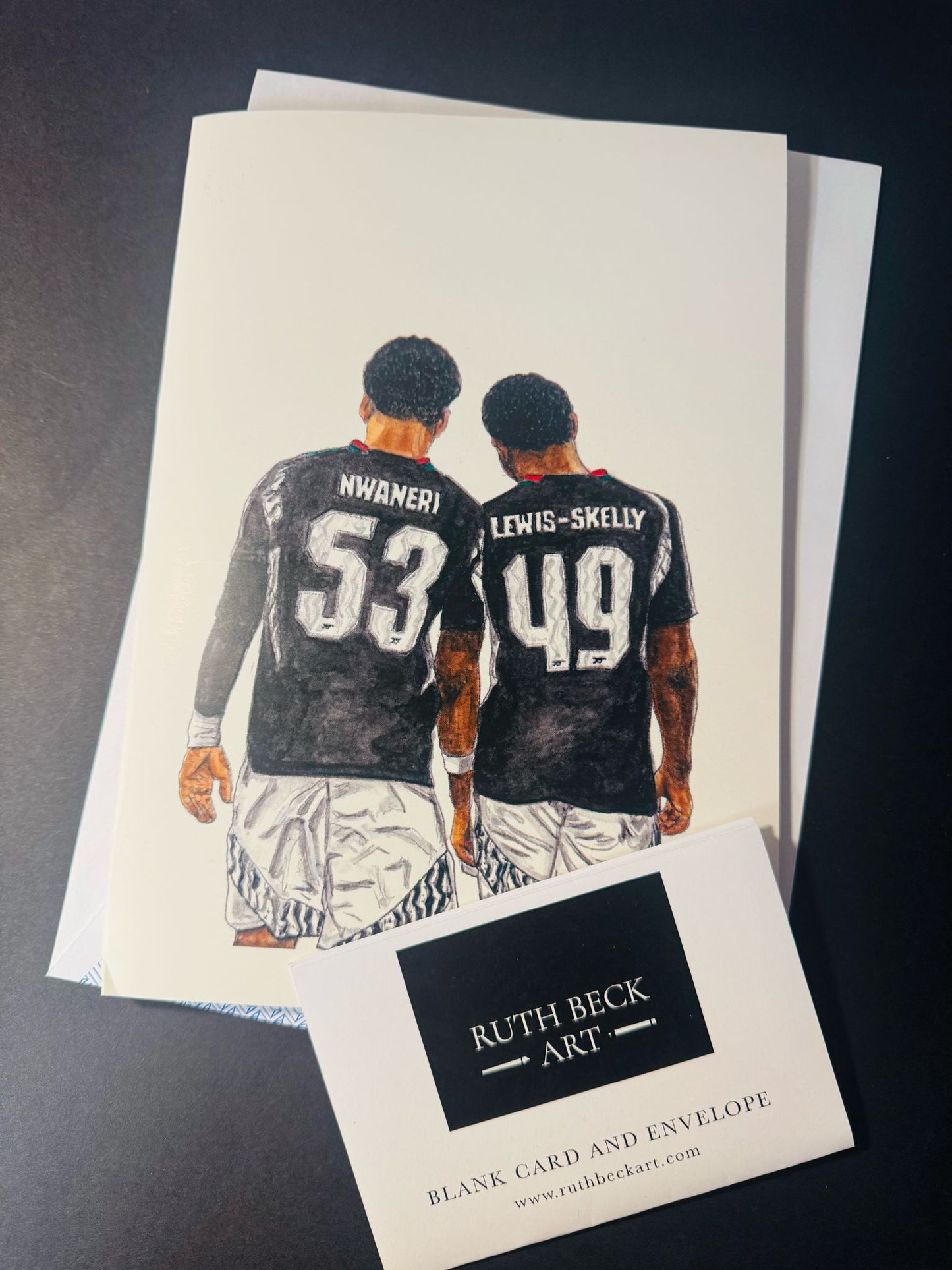 NWANERI & LEWIS SKELLY - A5 Blank card & envelope