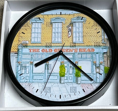 OLD QUEENS HEAD PUB - CLOCK