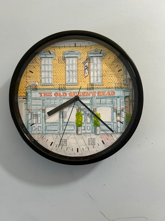 OLD QUEENS HEAD PUB - CLOCK