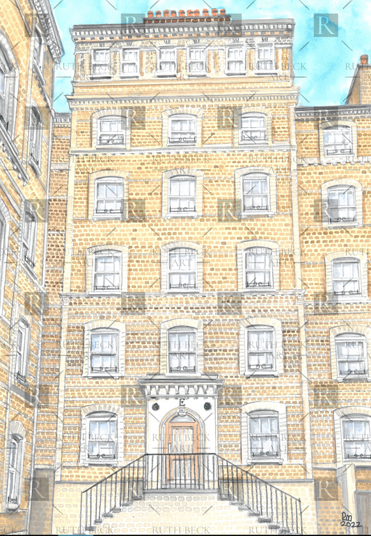 PEABODY BUILDINGS - PRINT