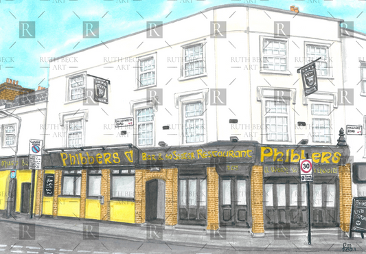 PHIBBERS PUB - PRINT