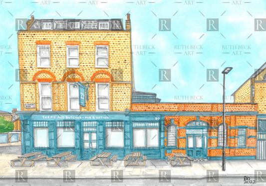 PIG & BUTCHER PUB - PRINT