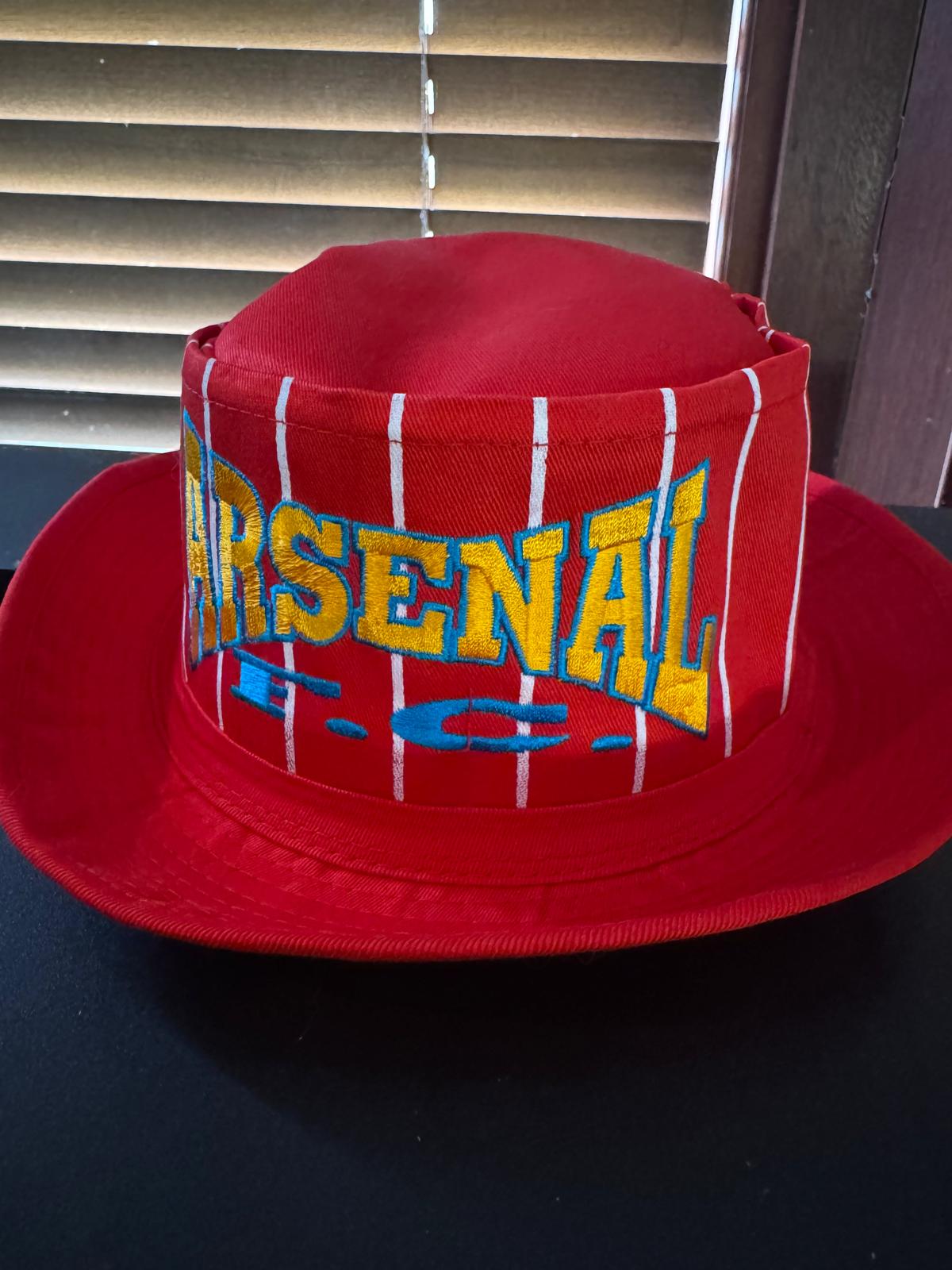 ARSENAL PORK PIE HAT - RED