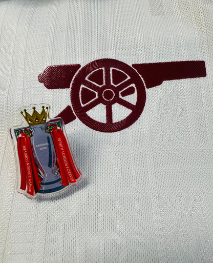 ARSENAL PREM TROPHY ACRYLIC BADGE - Custom Pin Badge