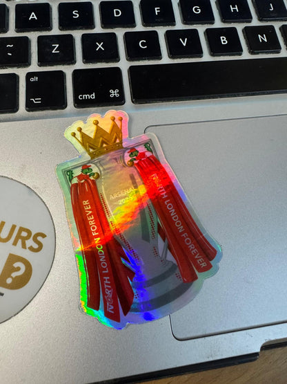 ARSENAL PREMIERSHIP TROPHY Holographic Sticker