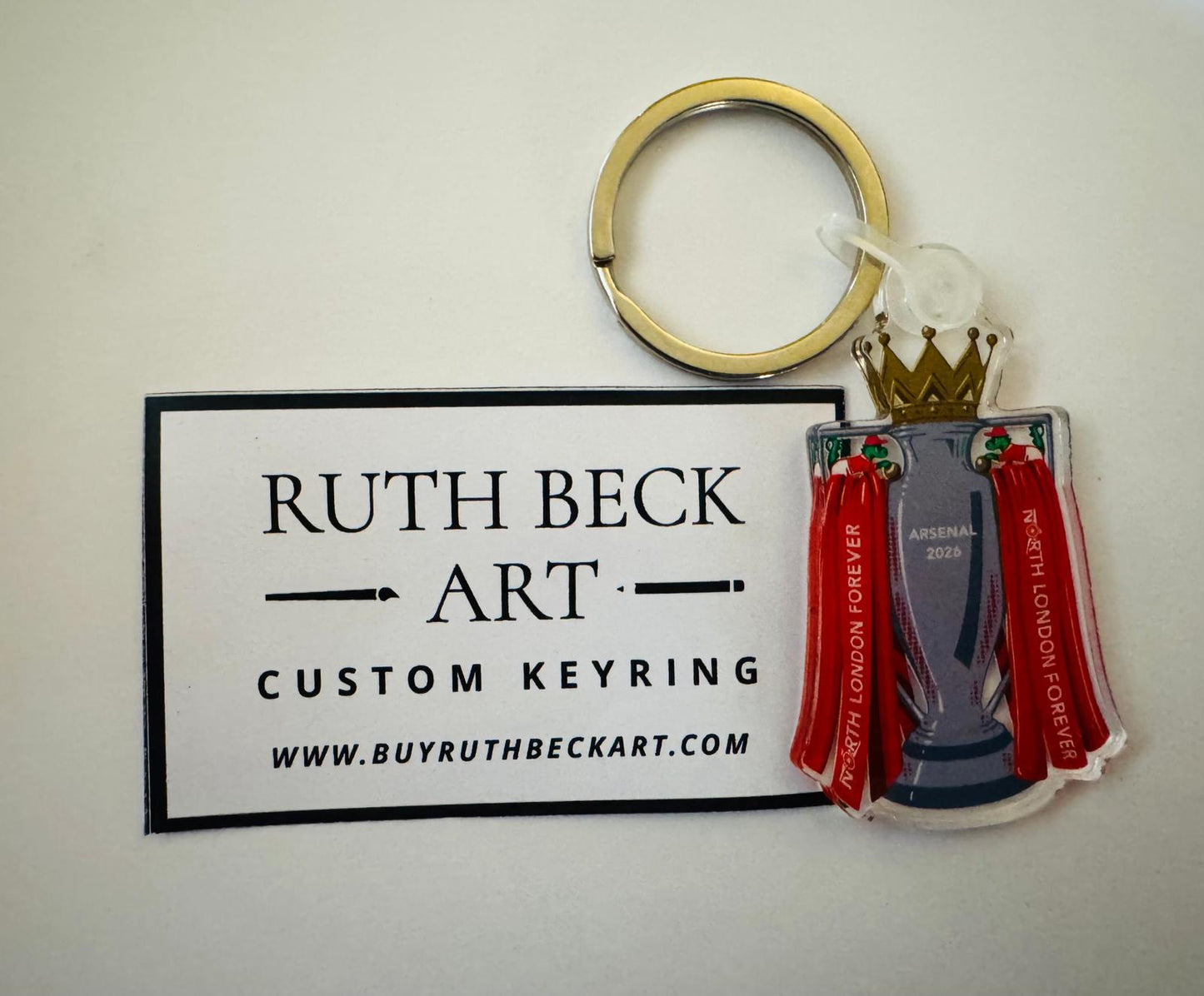 PREM TROPHY - ARSENAL - Acrylic Keyring