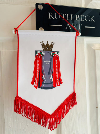 ARSENAL PREMIER LEAGUE TROPHY PENNANT