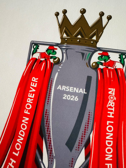 ARSENAL PREMIER LEAGUE TROPHY PENNANT