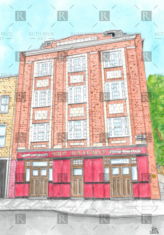 RAILWAY PUB - PRINT