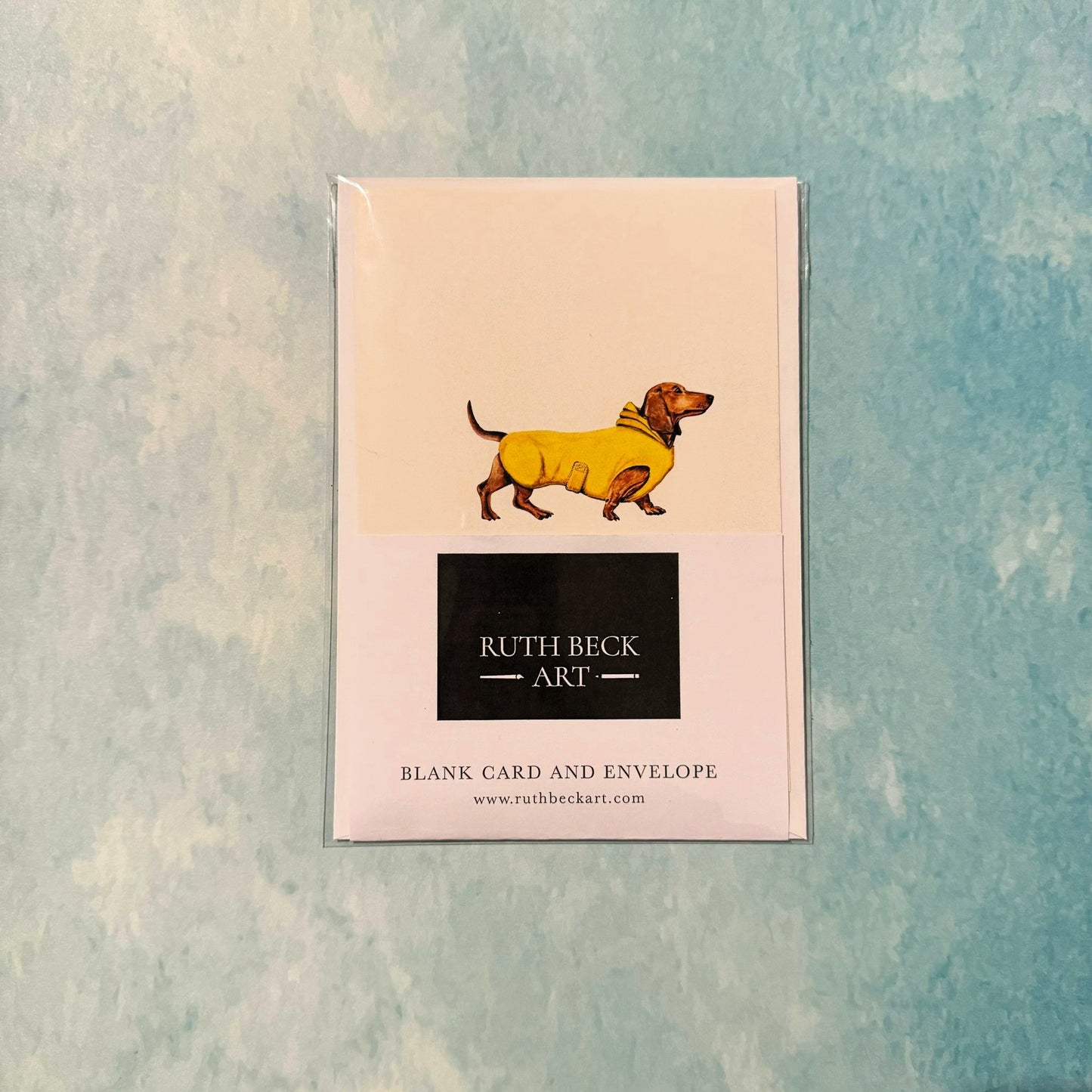 Sausage Dog / A6 Blank Card & Envelope
