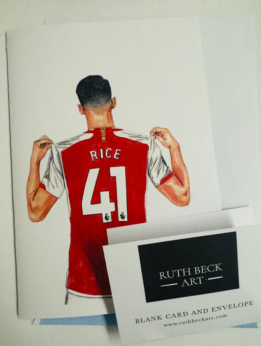 DECLAN RICE - A5 Blank card & envelope