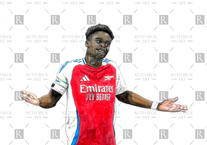 BUKAYO SAKA SHRUG - PRINT