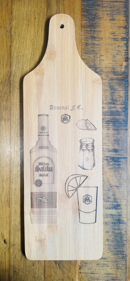 SALIBA TEQUILA WOODEN BOARD Charity Donation from Sale.