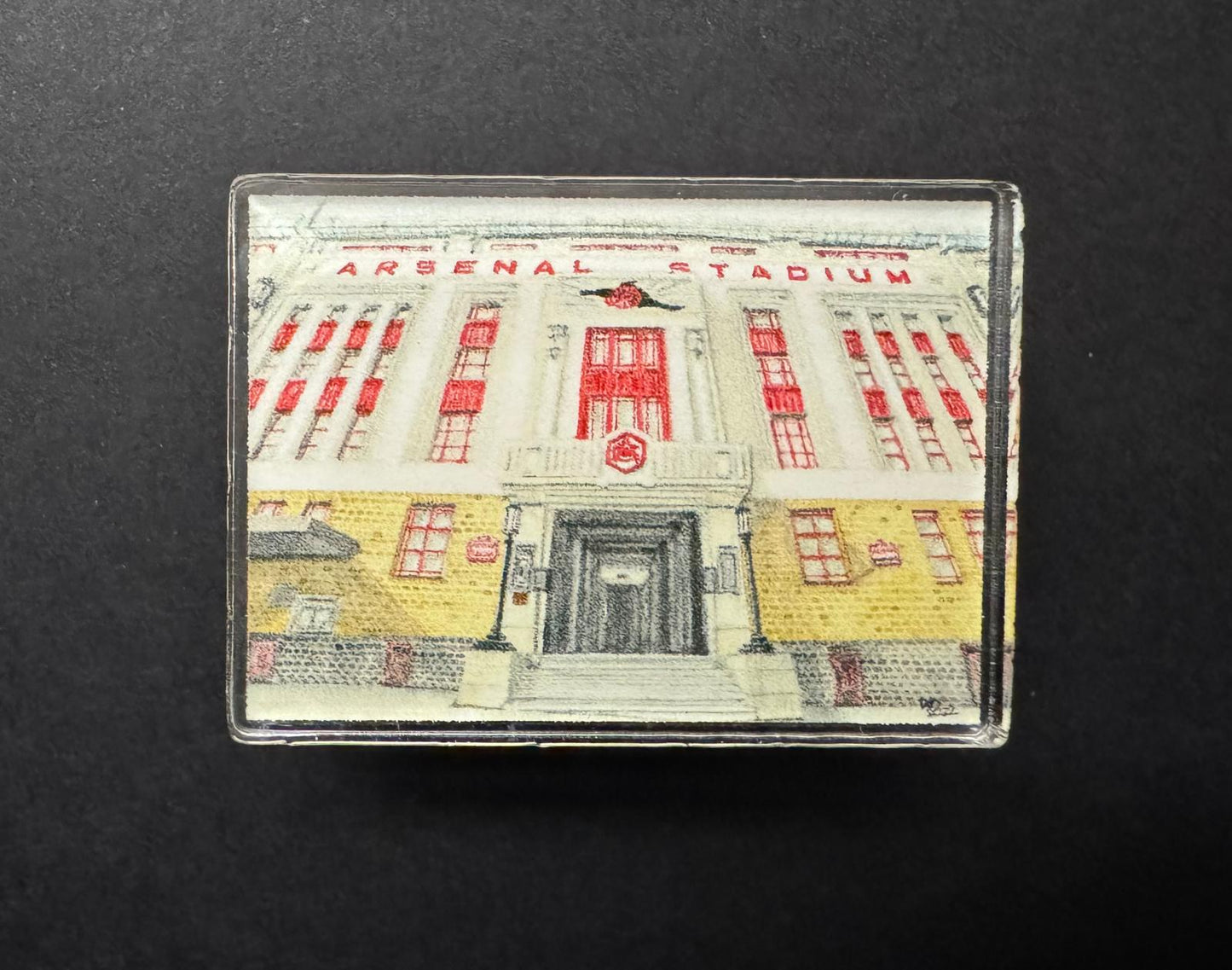 ARSENAL STADIUM - Highbury - Custom Pin Badge