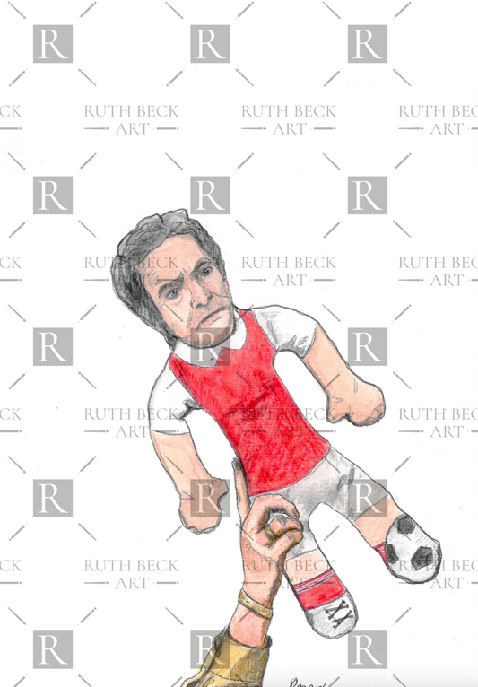 THOMAS FRANK DOLL - ARSENAL V SPURS - PRINT