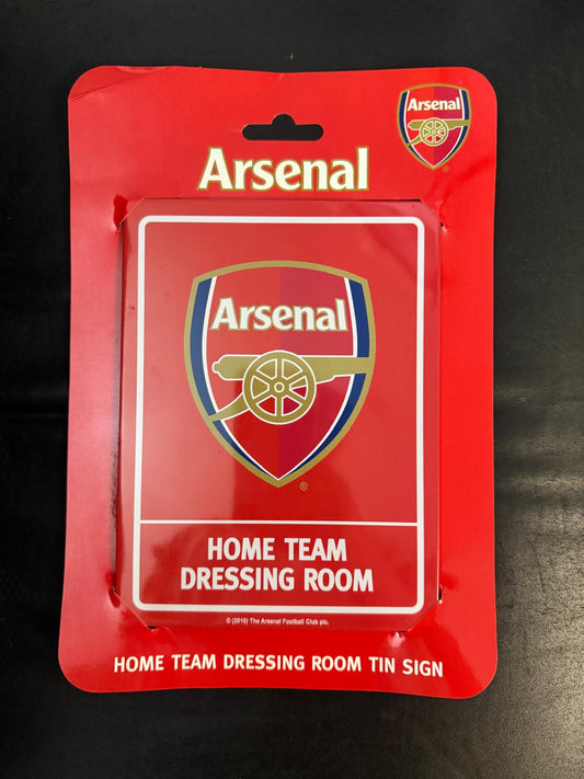 ARSENAL TIN DOOR SIGN