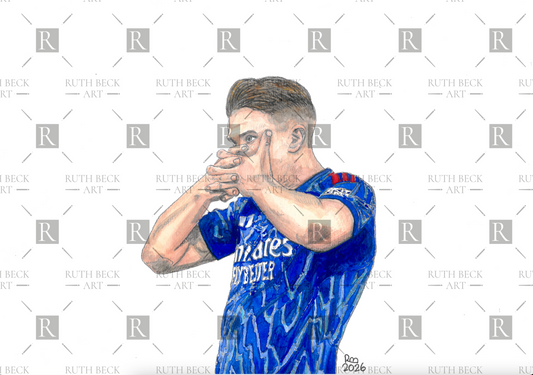 VIKTOR GYOKERES VS LEEDS - PRINT