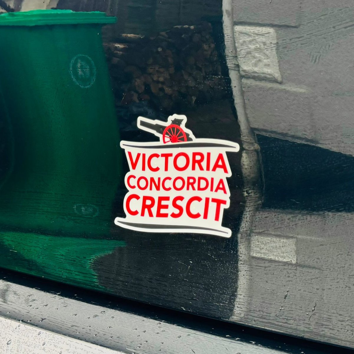 Victoria Concordia Crescit - Vinyl Car Sticker – Ruth Beck Art