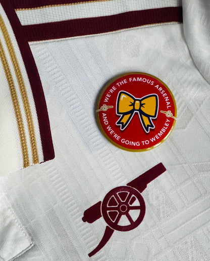 ARSENAL WEMBLEY BADGE - Large 57mm Button Badge