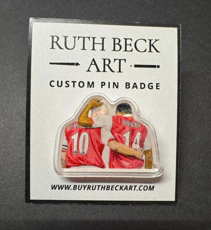 BERGKAMP & HENRY - Custom Pin Badge