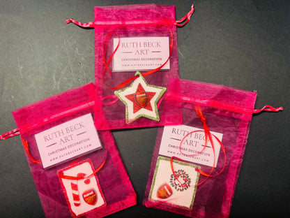 ARSENAL CHRISTMAS TREE DECORATION - HANDMADE