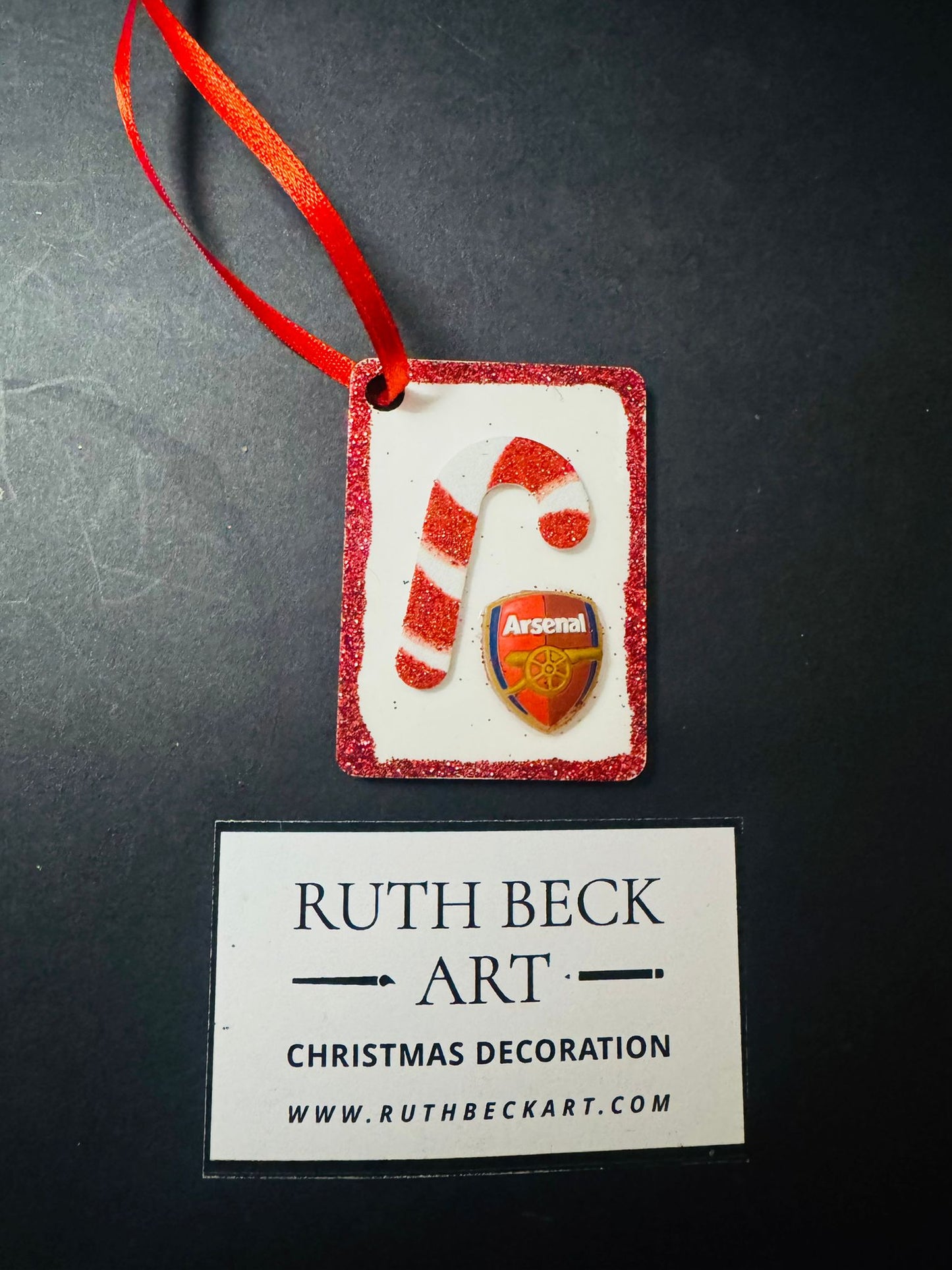 ARSENAL CHRISTMAS TREE DECORATION - HANDMADE