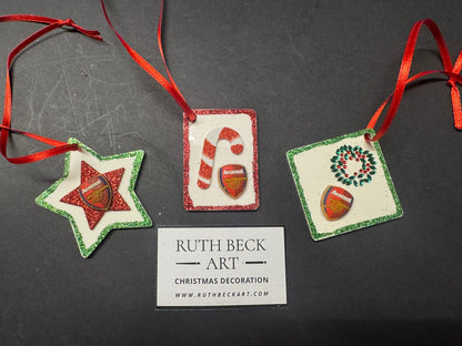 ARSENAL CHRISTMAS TREE DECORATION - HANDMADE