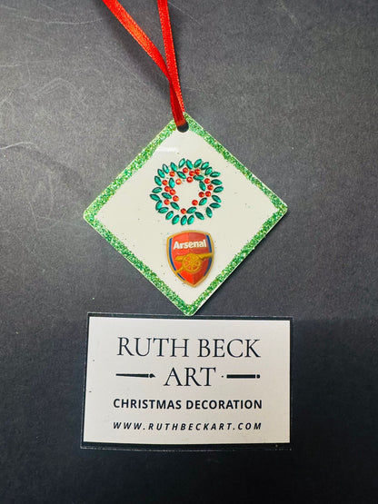 ARSENAL CHRISTMAS TREE DECORATION - HANDMADE